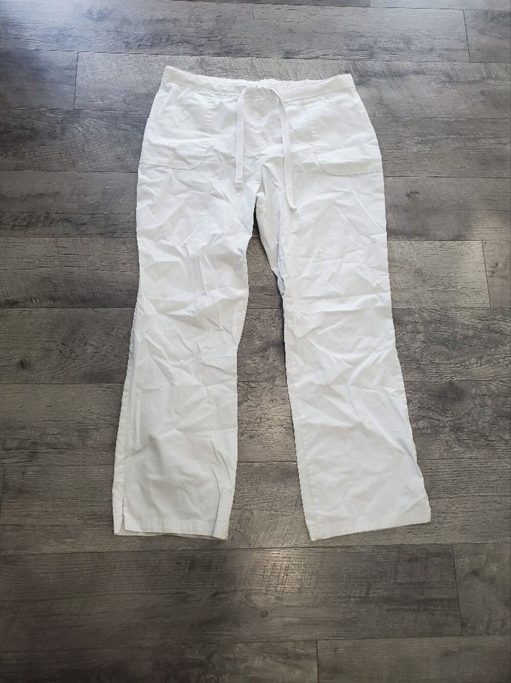 White Scrub Pants